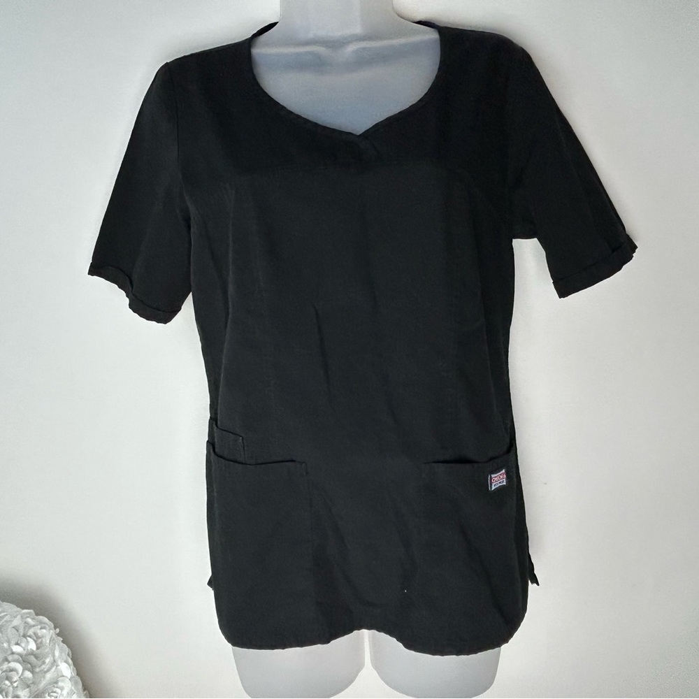 Cherokee Black Scrubs Top Women's Medium‎